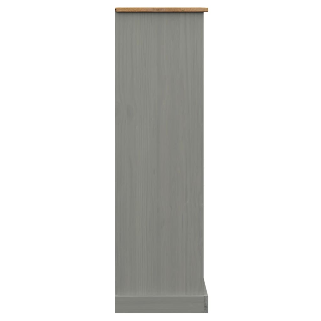 VIGO tömör fenyőfa könyvespolc 90x35x114,5 cm 6