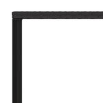 6 részes fekete polyrattan kerti étkezőgarnitúra párnákkal 10