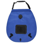 Kék PVC kempingzuhanyzsák 20 L 4