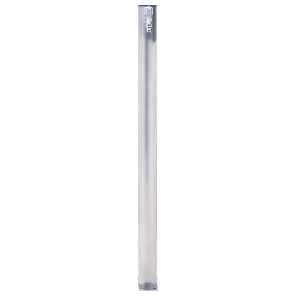 Kerek rozsdamentes acél kerti oszlop típusú vízcsap 60 cm 2