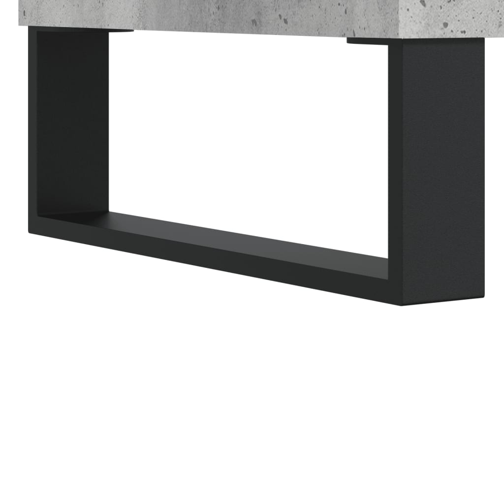 Betonszürke szerelt fa tálalószekrény 69,5 x 34 x 90 cm 10