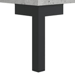 Betonszürke szerelt fa tálalószekrény 69,5 x 34 x 90 cm 10