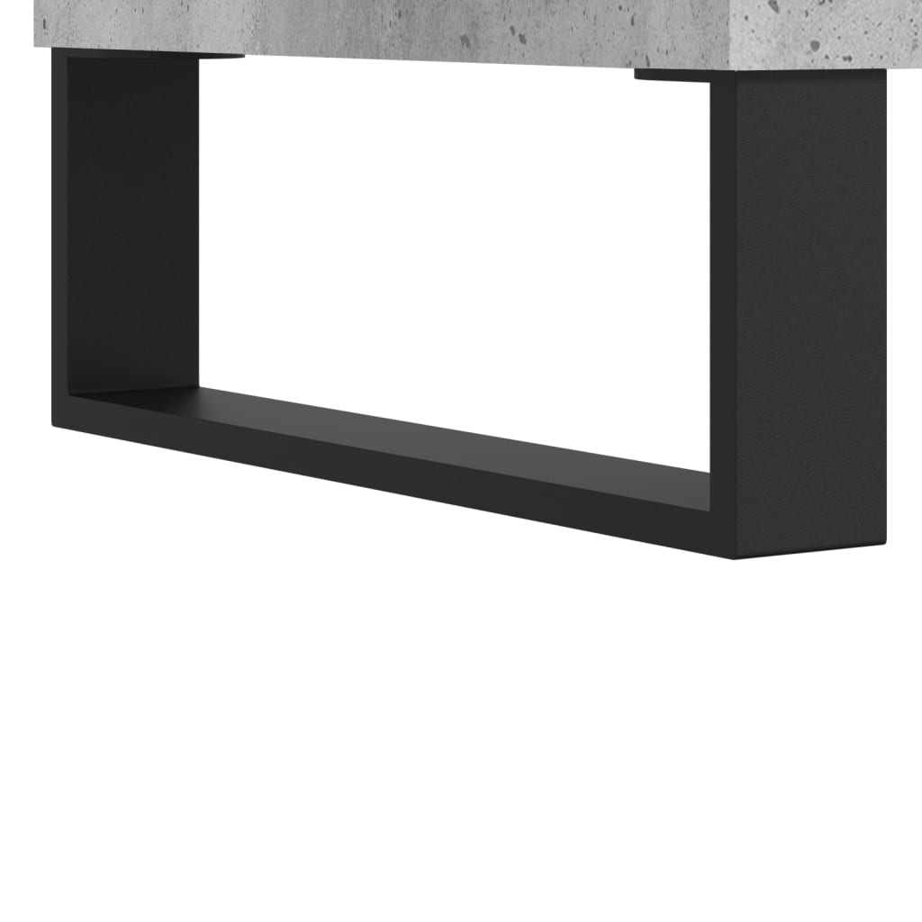 Betonszürke szerelt fa tálalószekrény 69,5 x 34 x 90 cm 10