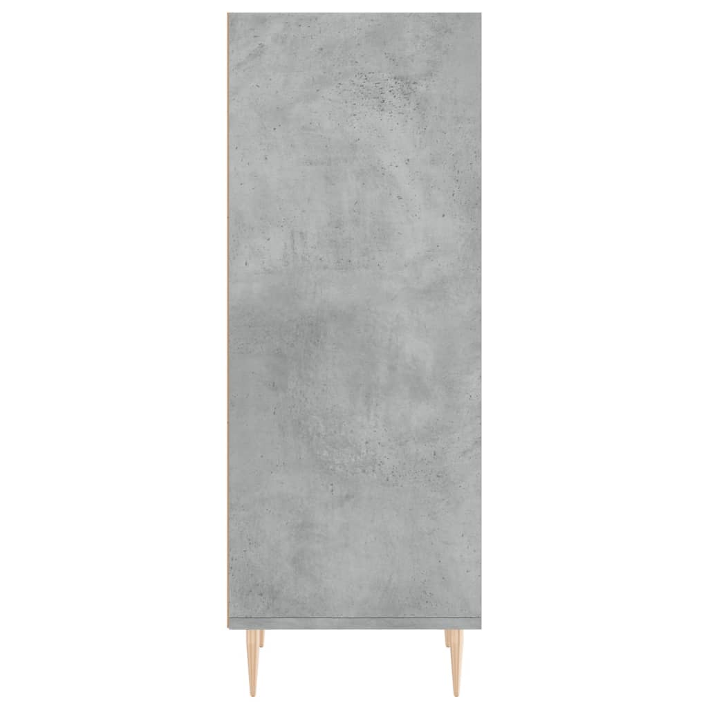 Betonszürke szerelt fa tálalószekrény 34,5 x 32,5 x 90 cm 5