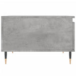 Betonszürke szerelt fa dohányzóasztal 55x55x36,5 cm 7