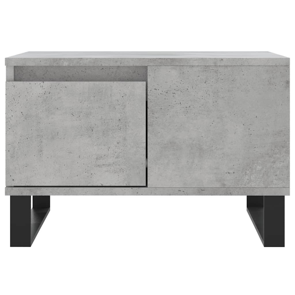Betonszürke szerelt fa dohányzóasztal 55x55x36,5 cm 5