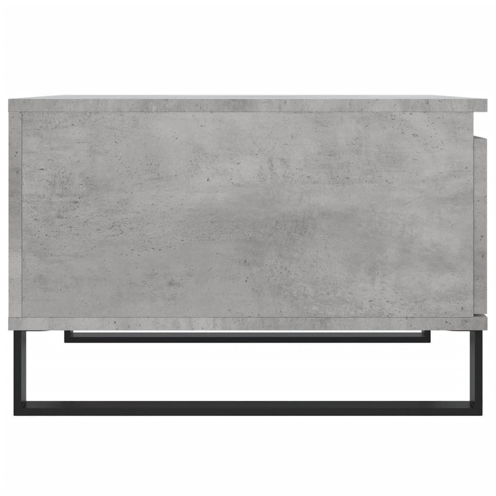 Betonszürke szerelt fa dohányzóasztal 55x55x36,5 cm 7