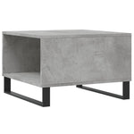 Betonszürke szerelt fa dohányzóasztal 55x55x36,5 cm 8