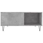 Betonszürke szerelt fa dohányzóasztal 80x80x36,5 cm 5