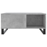 Betonszürke szerelt fa dohányzóasztal 80x80x36,5 cm 4