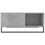 Betonszürke szerelt fa dohányzóasztal 80x80x36,5 cm 5