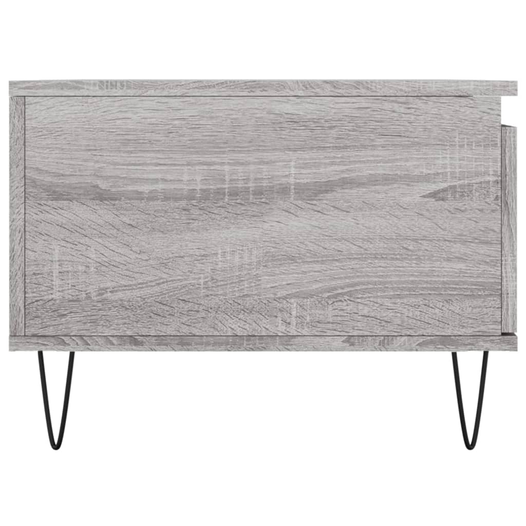 Szürke sonoma színű szerelt fa dohányzóasztal 90 x 50 x 36,5 cm 7
