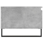 Betonszürke szerelt fa dohányzóasztal 90x50x36,5 cm 7