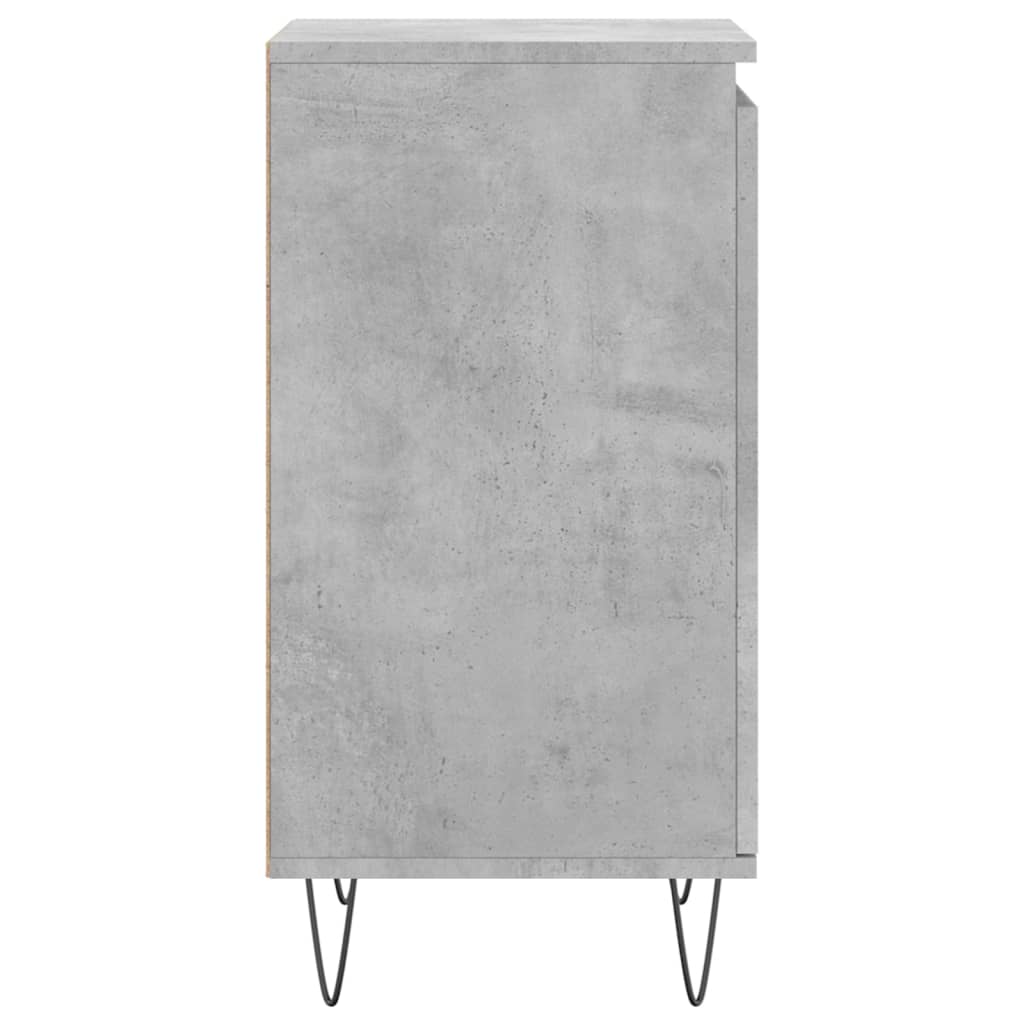 2 db betonszürke szerelt fa tálalószekrény 40 x 35 x 70 cm 8
