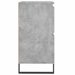 Betonszürke szerelt fa tálalószekrény 60 x 35 x 70 cm 7
