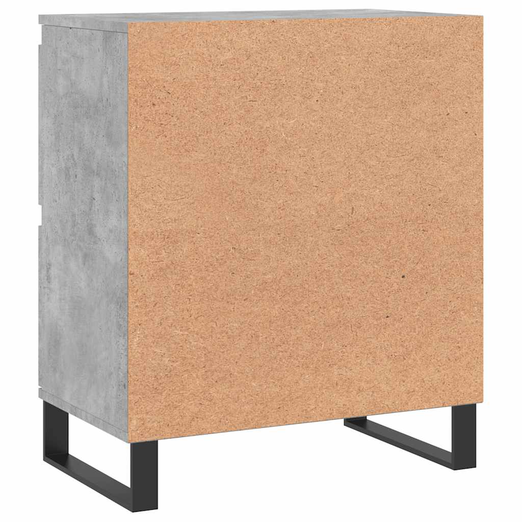 Betonszürke szerelt fa tálalószekrény 60 x 35 x 70 cm 8