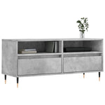 Betonszürke szerelt fa TV-szekrény 100x34,5x44,5 cm 3