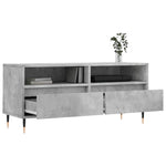 Betonszürke szerelt fa TV-szekrény 100x34,5x44,5 cm 4