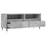 Betonszürke szerelt fa TV-szekrény 100x34,5x44,5 cm 6