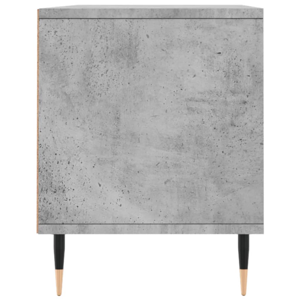 Betonszürke szerelt fa TV-szekrény 100x34,5x44,5 cm 7