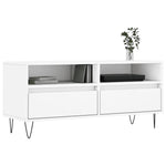 Fehér szerelt fa TV-szekrény 100x34,5x44,5 cm 3