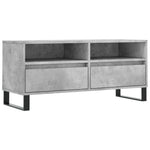 Betonszürke szerelt fa TV-szekrény 100x34,5x44,5 cm 2
