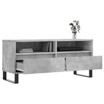 Betonszürke szerelt fa TV-szekrény 100x34,5x44,5 cm 4