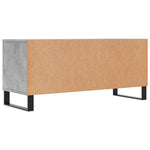 Betonszürke szerelt fa TV-szekrény 100x34,5x44,5 cm 8