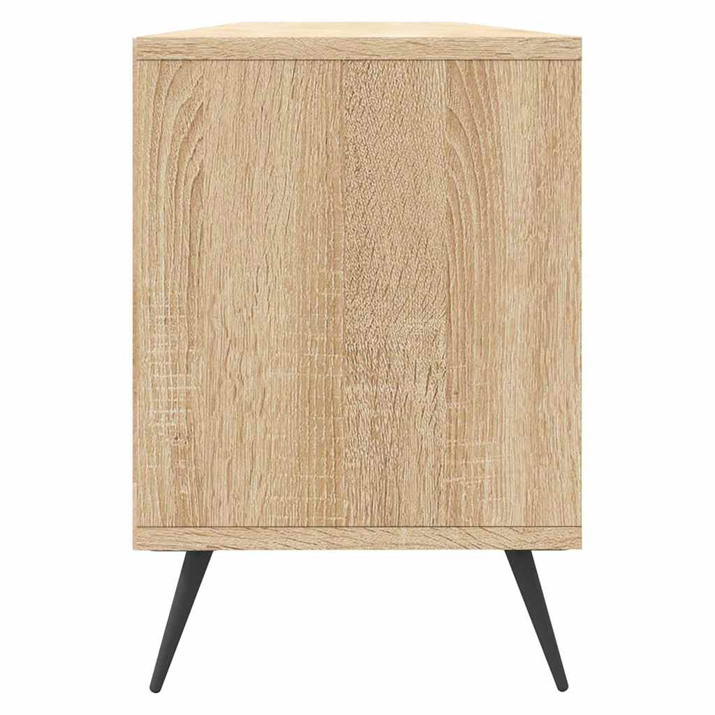 Sonoma tölgy színű szerelt fa fali TV-szekrény 150x30x44,5 cm 7