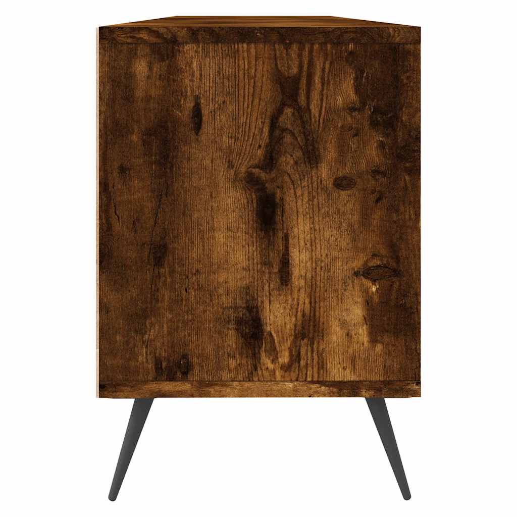 Füstös tölgy színű szerelt fa TV-szekrény 150 x 30 x 44,5 cm 7