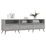 Szürke sonoma színű szerelt fa TV-szekrény 150x30x44,5 cm 3