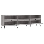 Szürke sonoma színű szerelt fa TV-szekrény 150x30x44,5 cm 6