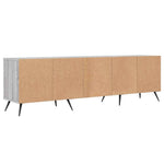 Szürke sonoma színű szerelt fa TV-szekrény 150x30x44,5 cm 8