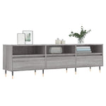 Szürke sonoma színű szerelt fa TV-szekrény 150x30x44,5 cm 3
