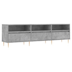 Betonszürke szerelt fa TV-szekrény 150x30x44,5 cm 2