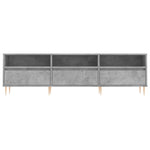 Betonszürke szerelt fa TV-szekrény 150x30x44,5 cm 5