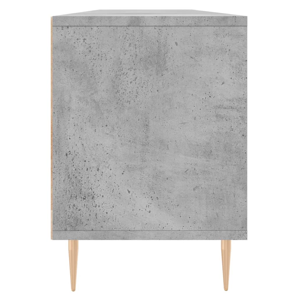 Betonszürke szerelt fa TV-szekrény 150x30x44,5 cm 7