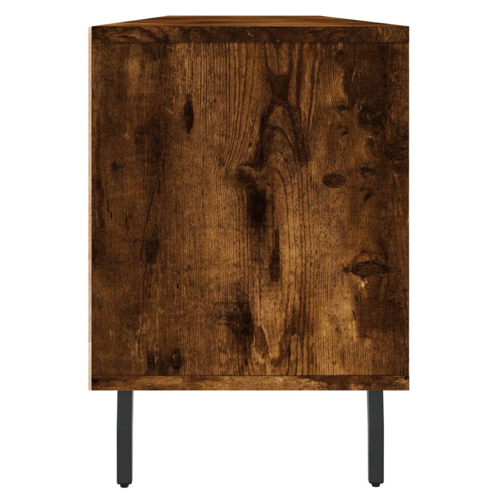 Füstös tölgy színű szerelt fa TV-szekrény 150 x 30 x 44,5 cm 7