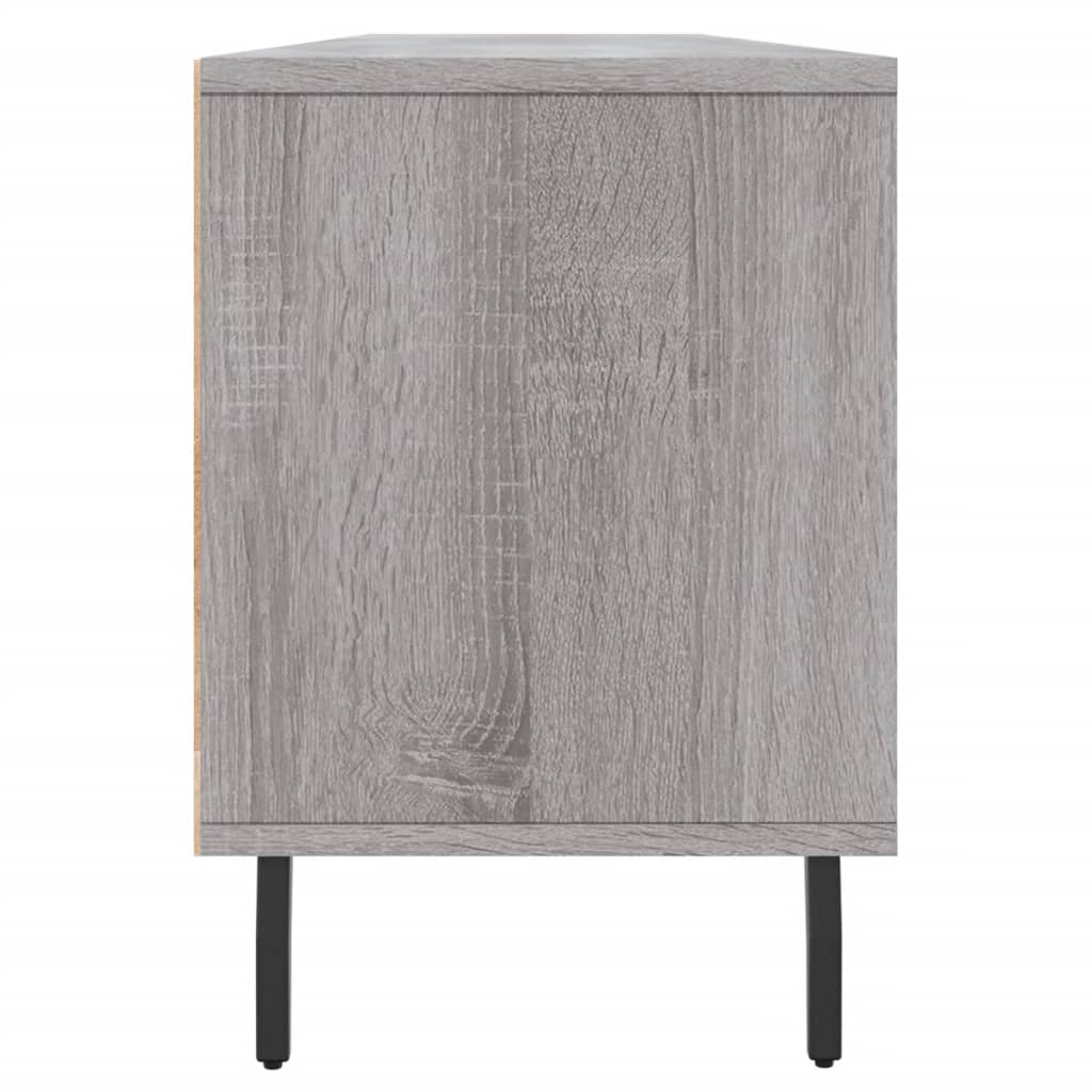 Szürke sonoma színű szerelt fa TV-szekrény 150x30x44,5 cm 7