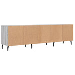 Szürke sonoma színű szerelt fa TV-szekrény 150x30x44,5 cm 8