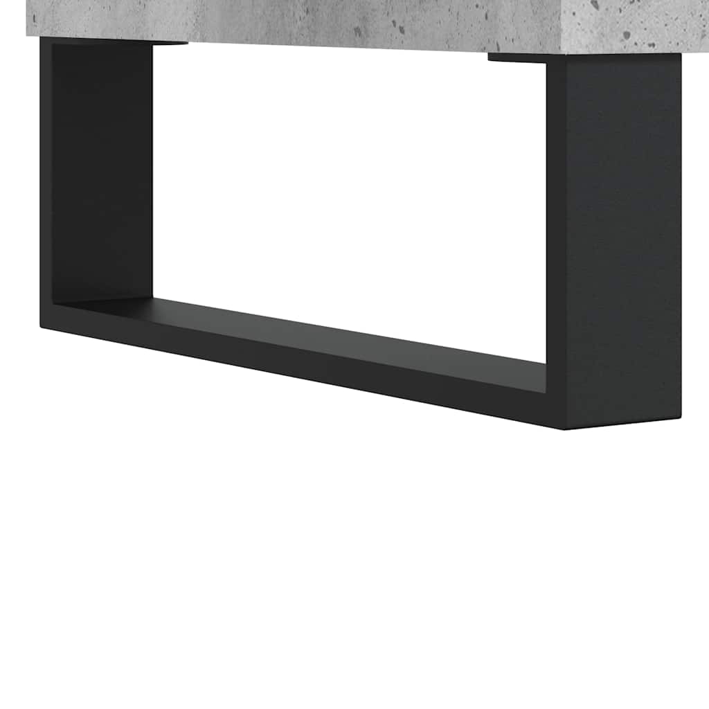 Betonszürke szerelt fa TV-szekrény 150x30x44,5 cm 9