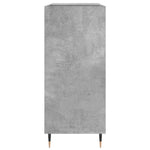 Betonszürke szerelt fa hanglemezszekrény 84,5 x 38 x 89 cm 5