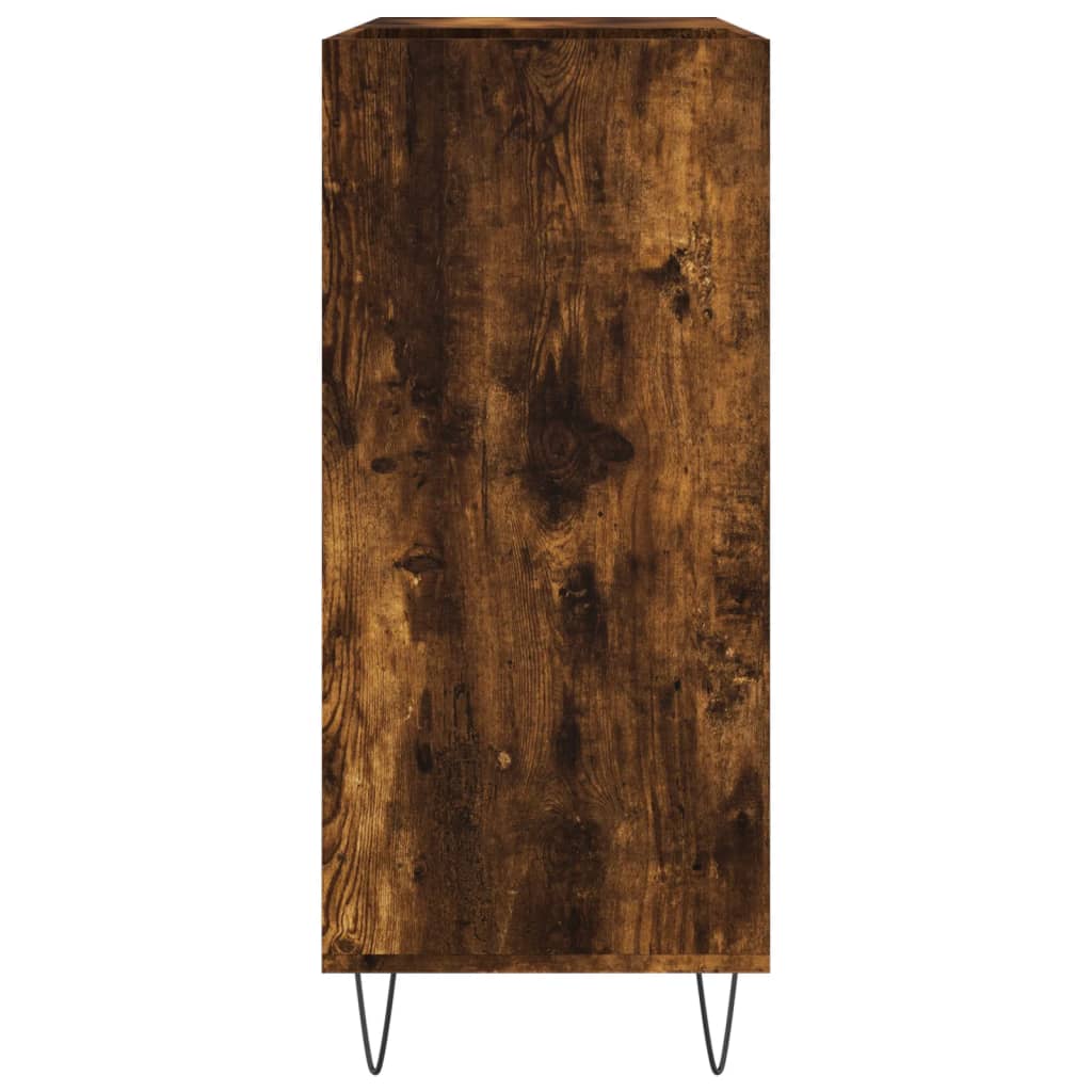 Füstös tölgy színű szerelt fa hanglemezszekrény 84,5x38x89 cm 5