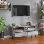 Szürke sonoma színű szerelt fa TV-szekrény 100x34,5x44,5 cm 3