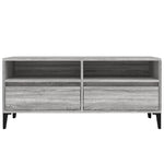 Szürke sonoma színű szerelt fa TV-szekrény 100x34,5x44,5 cm 6