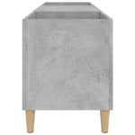 Betonszürke szerelt fa hanglemezszekrény 121x38x48 cm 6