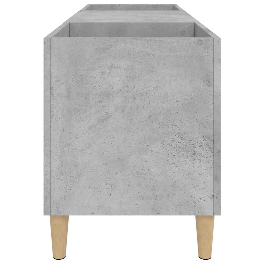 Betonszürke szerelt fa hanglemezszekrény 121x38x48 cm 6