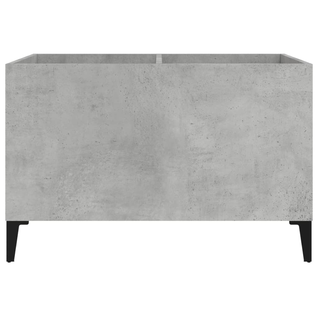 Betonszürke szerelt fa hanglemezszekrény 74,5x38x48 cm 5