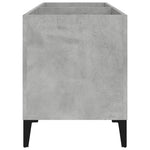 Betonszürke szerelt fa hanglemezszekrény 74,5x38x48 cm 6