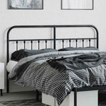 Fekete fém csere fejtámla 160 cm 3